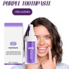 Purple Teeth Whitening Toothpaste, Purple Toothpaste Whitening for White Teeth,