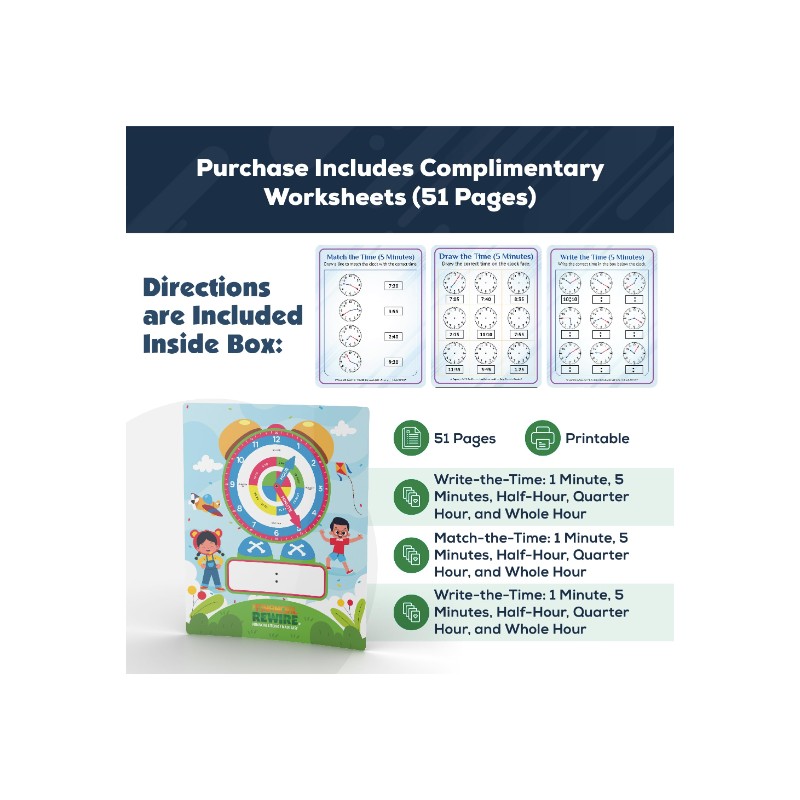 Clock Buddy – Interactive Kids Clock for Learning to Tell