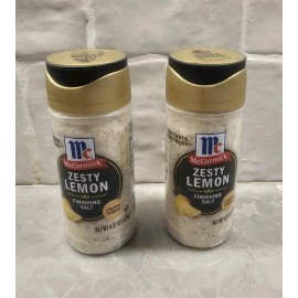 McCormick Finishing Salt Limited Edition Zesty Lemon 2pk SEALED