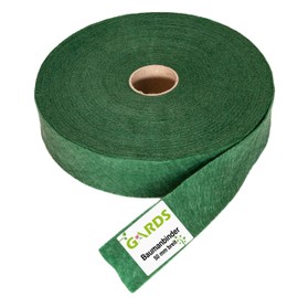 Gards® Baumanbinder - Fleece Tape - Garden Cord, 25 Metres, Breathable, Breathable, Breathable, Weather-Resistant, 100% Austria, 50 mm Wide, 200 g/m², Green