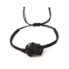 BOHO GARDEN Adjustable Net Pocket Bracelet with Crystal, Stone, crystal