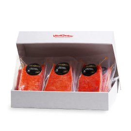 Vital Choice Wild Alaskan Sockeye Salmon 6 Oz Portions, Skin-On/boneless (Pack of 6), Sockeye Salmon, Seafood, Sustainable Seafood, Omega-3