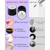 Solid Nail Tips Gel Nail Art Gel Paint Solid Patch