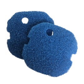 Finest-Filters 2 x Compatible With AquaOne Aqua One AQUIS 1200/1250 and 1000/1050 Blue Coarse Filter Foams