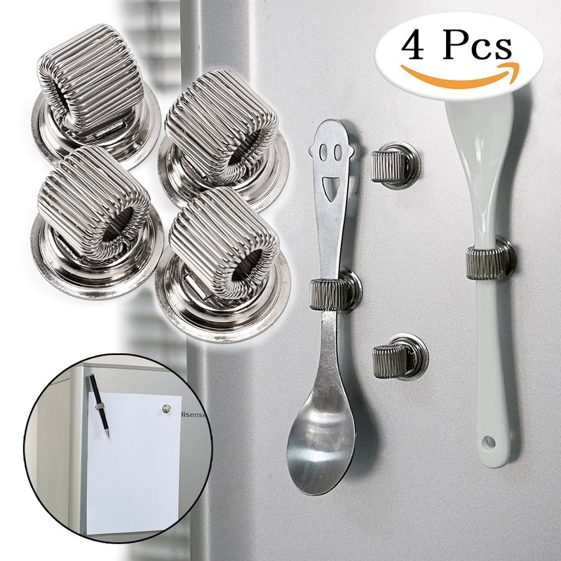 BTSKY 4 Pcs Super Strong Magnetic Pen Pencil Holders Clips