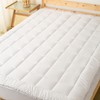 Nutan, Quilted Fitted Mattress Pad – Fitted Elastic Quilted Protector,