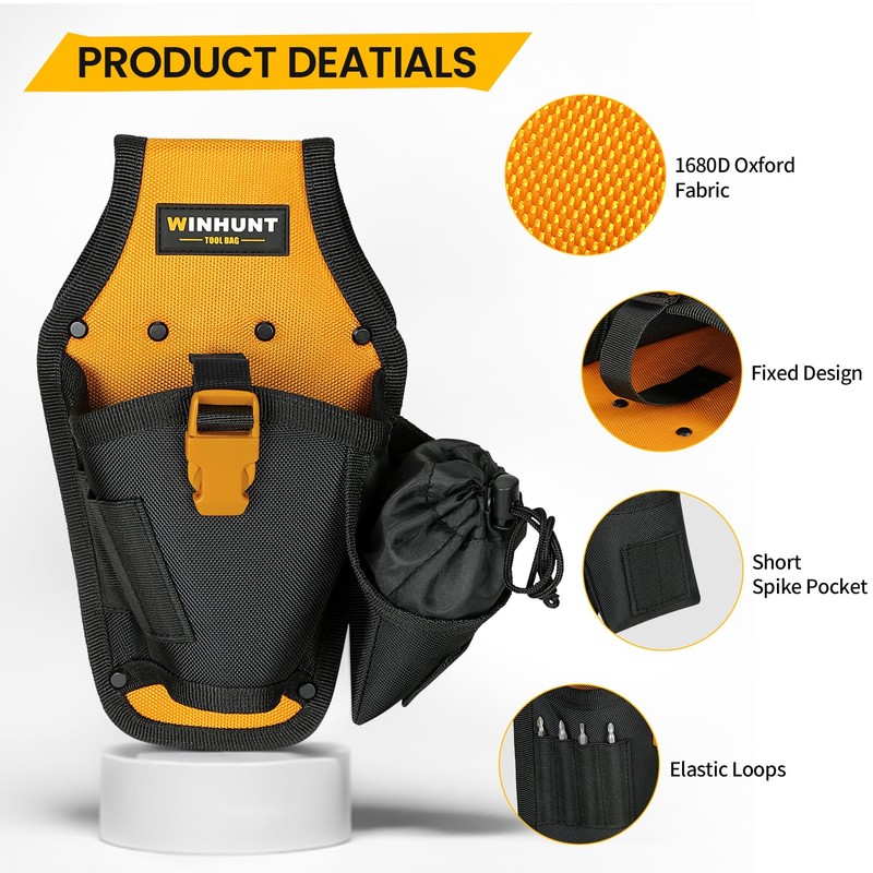 WINHUNT Tool Belt Drill Holster, 30 x 17 x 6