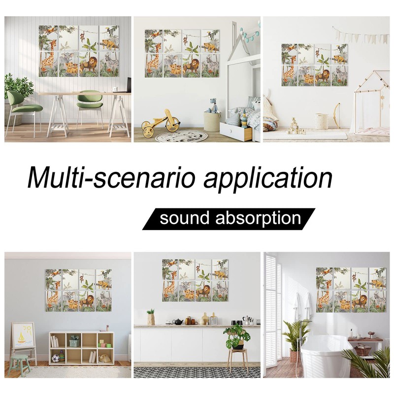 HLJ ART Art Acoustic Panels: Soundproof Padding Decorative Noise Absorbing