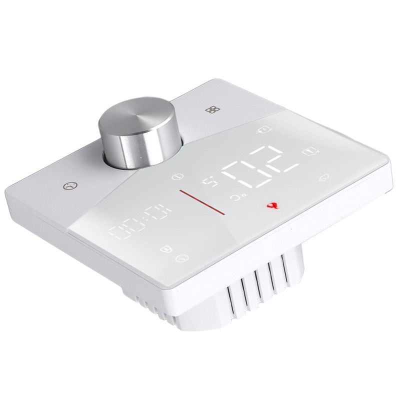 Smart Thermostat Knob Design LCD Color Display Panel Digital Thermostat