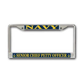 MilitaryBest U.S. Navy Senior Chief Petty Officer License Plate Frame