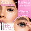 CALAILIS Self Adhesive Eyelashes 5 Pairs Natural Look Press On