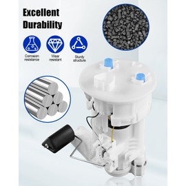 Electric Fuel Pump Module Assembly Fit for Toyota Camry 2004 2005 2006 Dual Port with Pressure Sensor, Replace 232170C010 SP9160M 7716933020 7702406040 7778506020 7724102010 7717506020