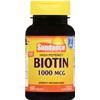Sundance Biotin 1000 mcg - 60 Tablets, Pack of 6