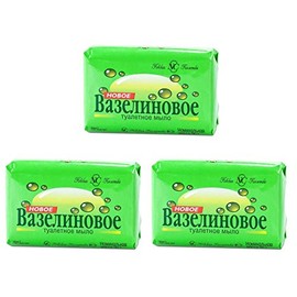 Pack of 3 (3 x 90 g) 3 x Vaseline Soap Core Soap Protects Skin from Drying Household Soap
