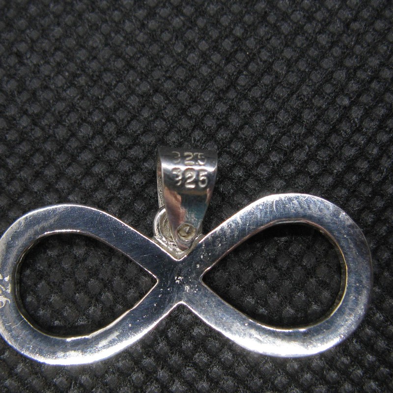 Sterling Silber Anhänger Charms Unendlichkeitssymbol Echte Solid Punziert 925