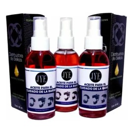 3 Aceites Jye Cuidado De Barba Y Bigote Fuerza 180ml Jye