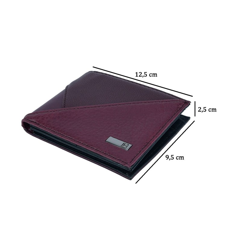 BIAGIOTTI Uomo, Men's Wallet External Eco-Leather Internal Genuine Leather, with