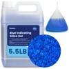 5.5LBS Silica Gel Desiccant Beads, Premium Blue Indicating Reusable Desiccant