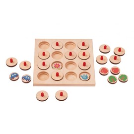 Heiwa Kogyo MOCCO Wooden Wooden Toy Educational Paving Game for Ages 3 and Up