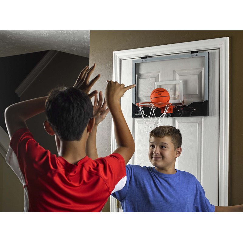 Silverback 23" LED Light-Up Over the Door Mini Basketball Hoop