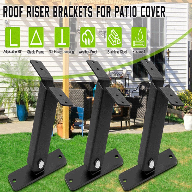 Pergola Roof Riser Stainless Steel Roof Riser Brackets for Patio