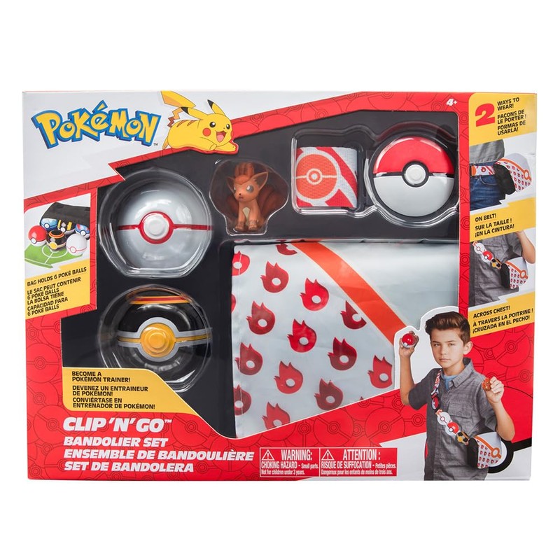Pokémon Bandai Trainer Bag and Belt - Set with Bag,