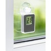 Grey Digital Window Thermometer for Indoor and Outdoor Use 7.5