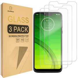 Mr.Shield [3-PACK] Designed For Motorola (MOTO G7 Power) [Tempered Glass] Screen Protector with Lifetime Replacement
