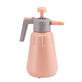 ANPTGHT Handheld Garden Pump Sprayer, 0.5Gallon/68oz Garden & Lawn Pressure Spray Bottle with Adjustable Nozzle for Plant Spraying/Home Cleaning/Car Washing 2L Capacity (Salmon Pink)
