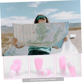 FRCOLOR 2pcs Refillable Lotion Containers Emulsion Bottles for Home Travel Lightweight Leakproof Design for Easy Storage of Shampoo Makeup Remover