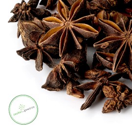 Zauber der Gewürze Star Anise Whole - for Cooking & Baking and Decoration, Premium Quality in Resealable Aroma Tin, 25 g