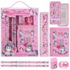 JIANTA Unicorn Stationery Set, 6-Piece Unicorn Pen Set for Girls,