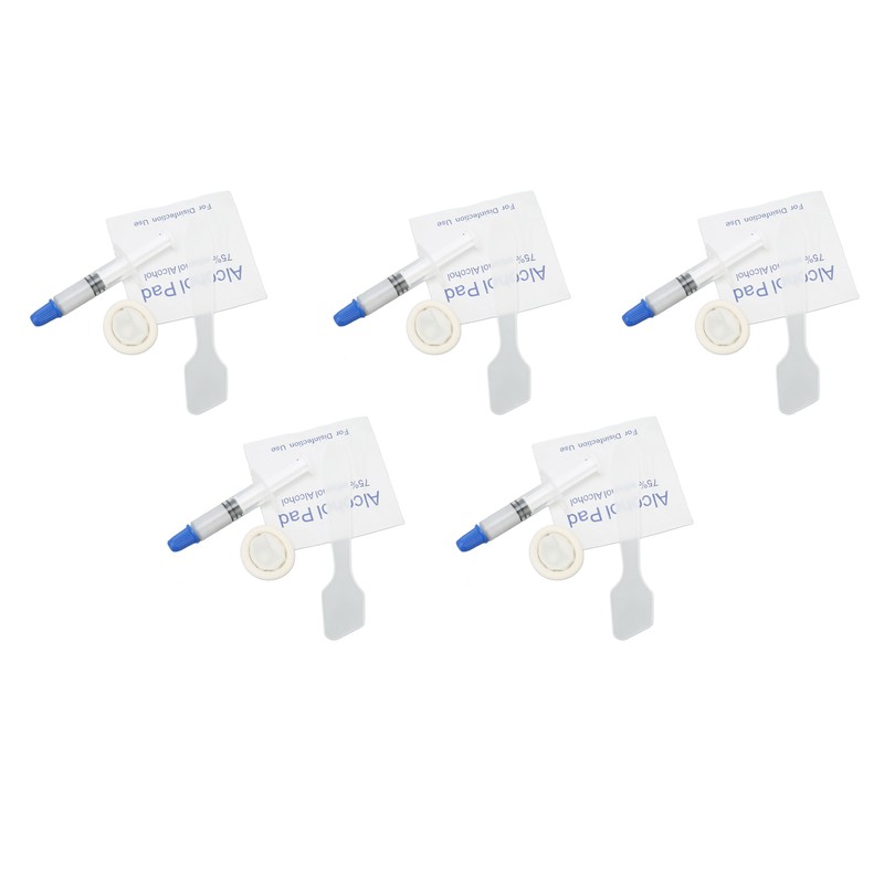 5Pcs Thermal Paste 3.2W/m.k Metal Free Safe Strong Adhesion Thermal