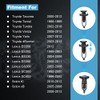DSkoiph 20PCS Retainers Clips Tailgate Cap Top Protector Molding Clips