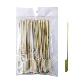 Dealbybox 100 Bags Bamboo Cocktail Skewers, 6 Inch, 100pieces per Bag, Natural