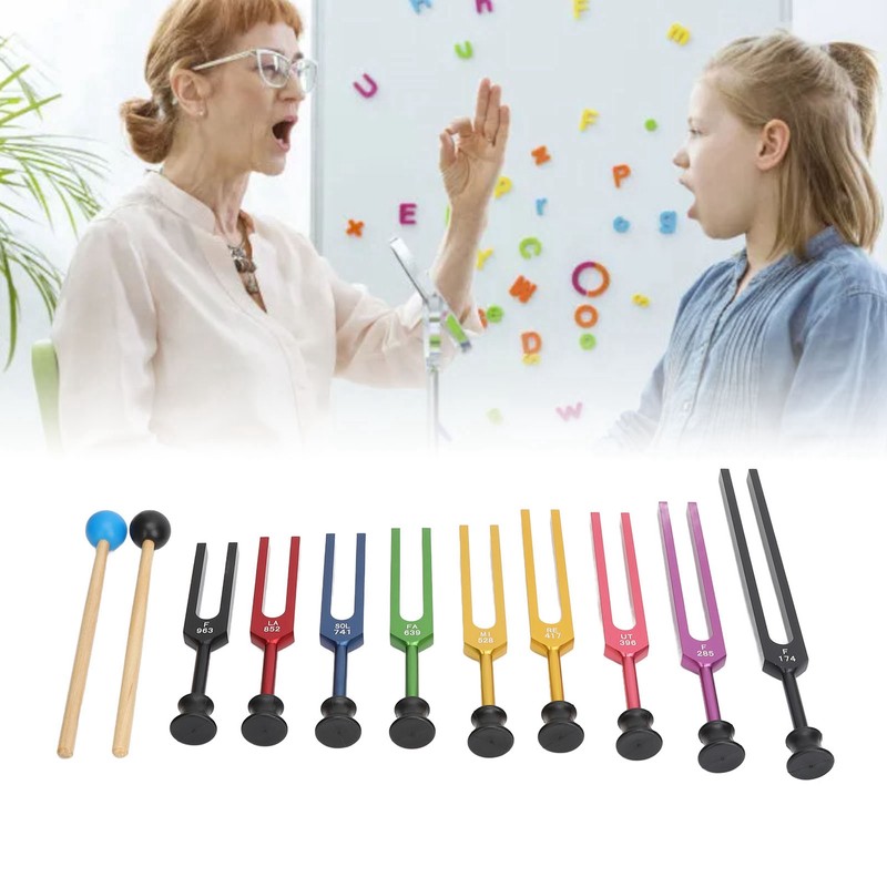 Tuning Forks Set Aluminum Alloy Long Vibration Time Resonant Tuning