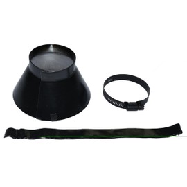 Pack 2 for 1-1/2" to 2" Pipe - MageCollar Adjustable Metal Rain Collar for Roof Flashing