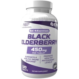 Experimental And Applied Sciences EAS Black Elderberry 450mg | Supports Healthy Immune Response | 120 Tablets