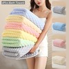 Pack of 4 Waffled Super Soft Woven Bath Towels, Super