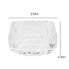 DONOUCLS Crystal Candy Bowl,Hand Cut Dessert Salad Bowls Clear 6x9cm/2.4x3.2