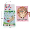 Fun Express Valentine’s Day Countdown Cling Calendar Set - Fun