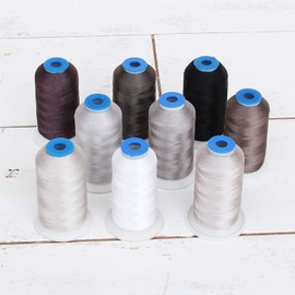 Threadart 9 Cone Grey Color Builder Rayon Thread Set - 1000m Spools-Silky Luster