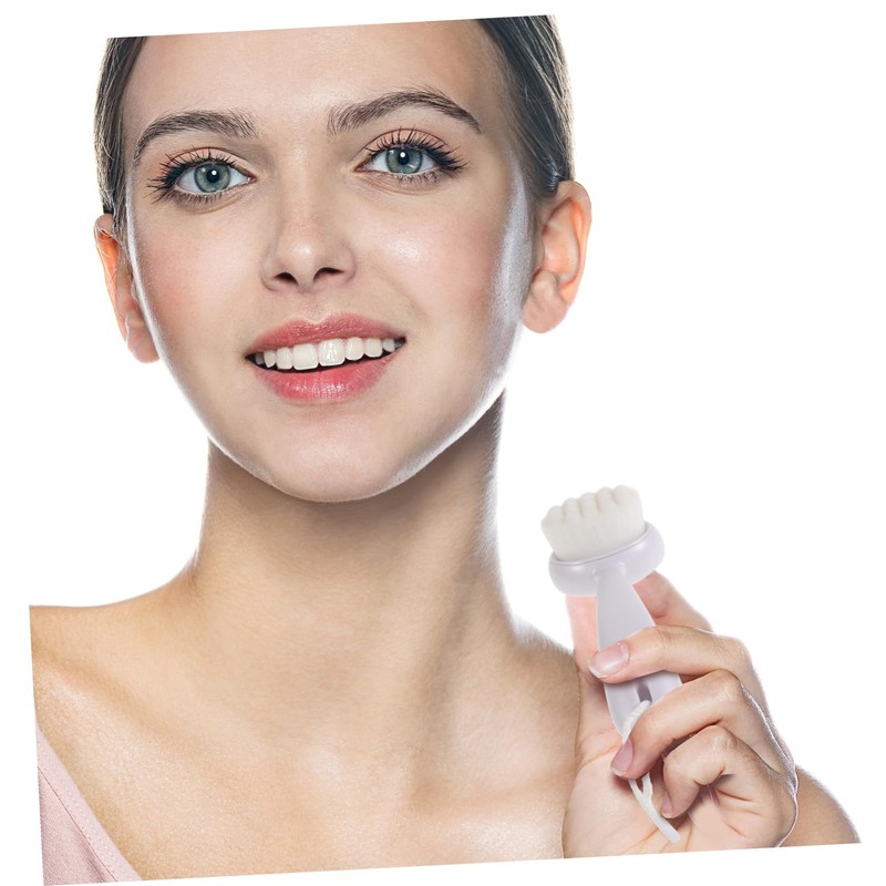 NOLITOY Deep Pore Cleansing Brush Face Scrubber Exfoliator Tool Handheld