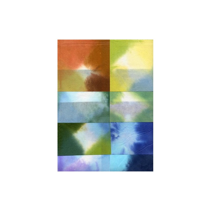 Flower Color 4 Corner Blur Dye 20 Pattern Set