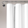 Lush Decor Hotel Collection Shower Curtain, 72" x 72", White