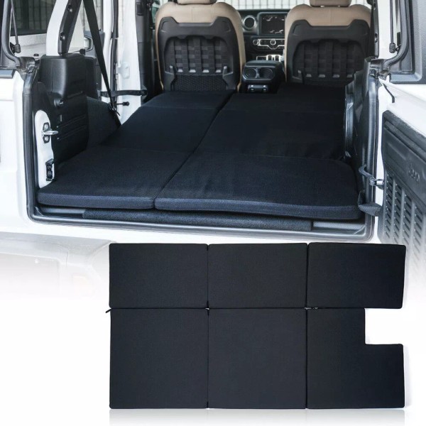 Xprite Black Trunk Portable Mattress Sleeping Nite Pad Cushion for