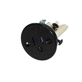 Sillites SCRMB Tamper-Resistant Self-Contained Receptacle 15 Amp 120 Volt Black