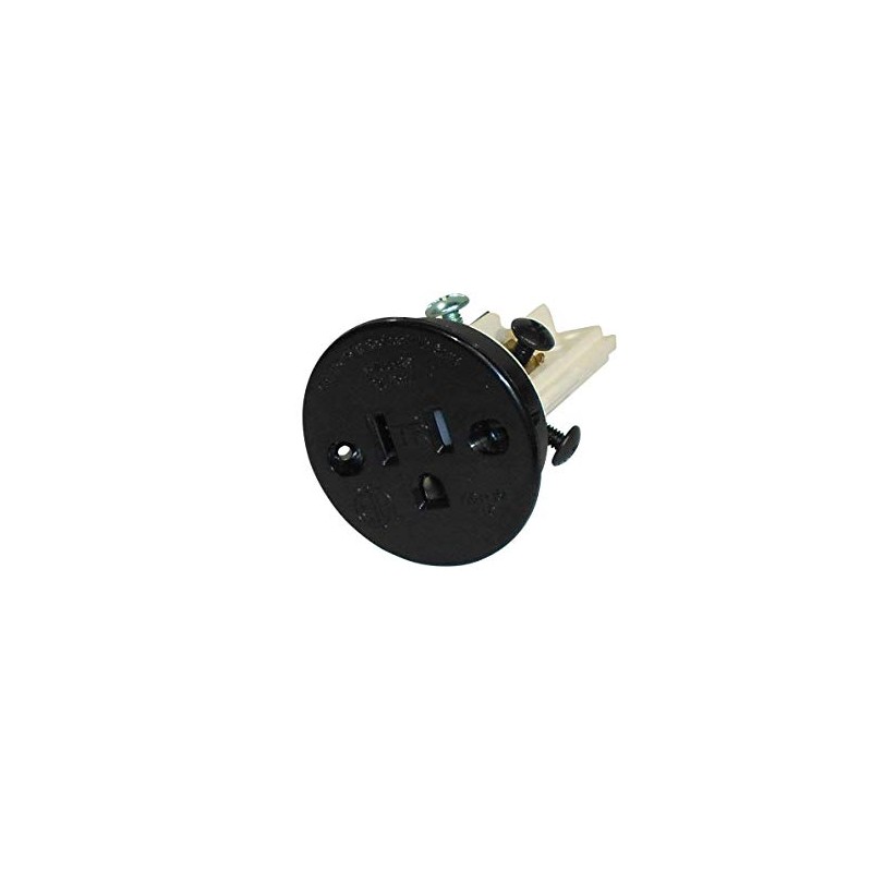 Sillites SCRMB Tamper-Resistant Self-Contained Receptacle 15 Amp 120 Volt Black