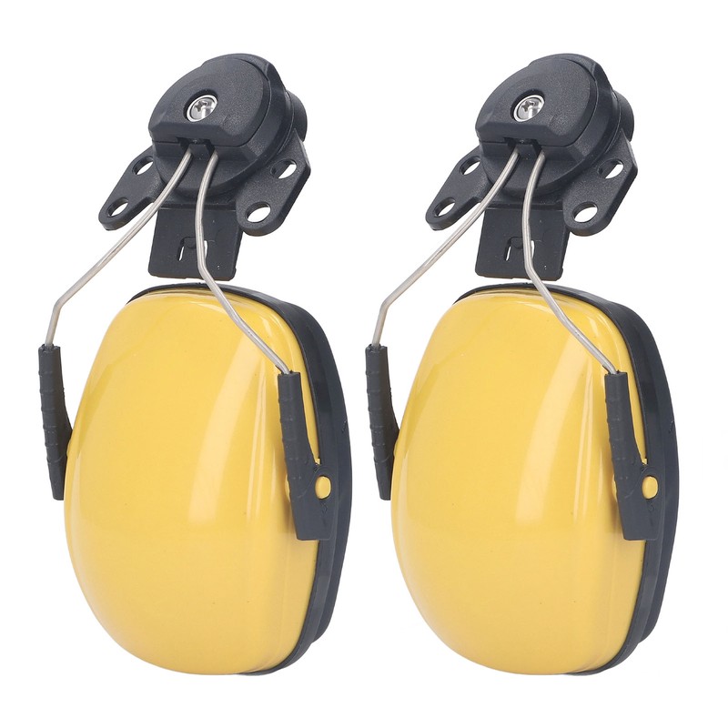 1 Pair Safety Helmet Ear Muff Noise Reduction Helmet Hard