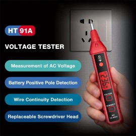 Unbranded High-precision Voltage Tool - Efficient AC, Continuity, Polarity, NCV&Flashlight
